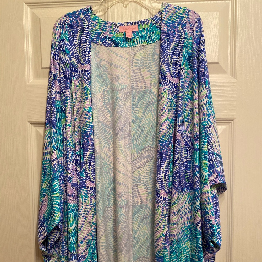 EUC Lilly Pulitzer Silk Wrap/Kimono